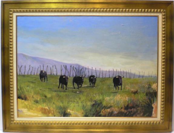 Foto Toros | Pinturas de escenas taurinas en óleo sobre lienzo